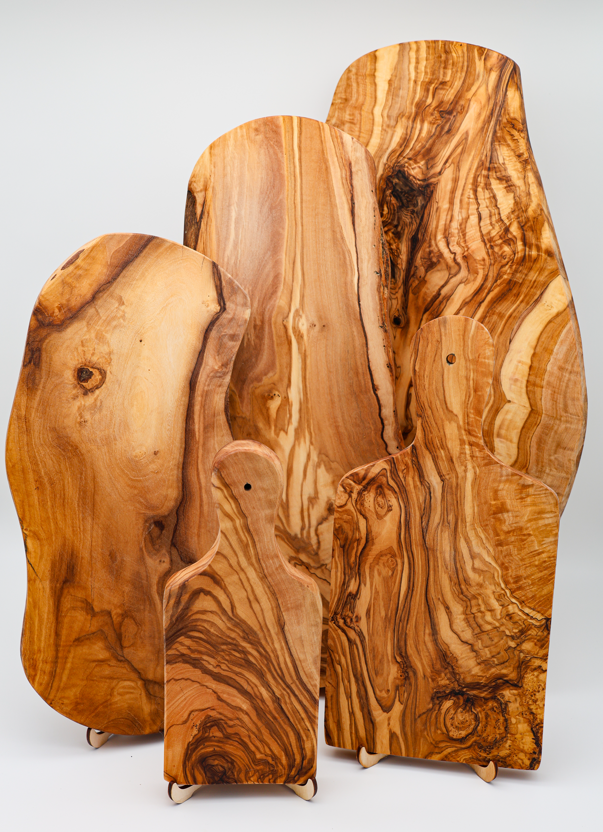 Olivenholz Hochzeitsbrett Gravur „Efeu Edition“  Mit Initialen und Datum personalisiert