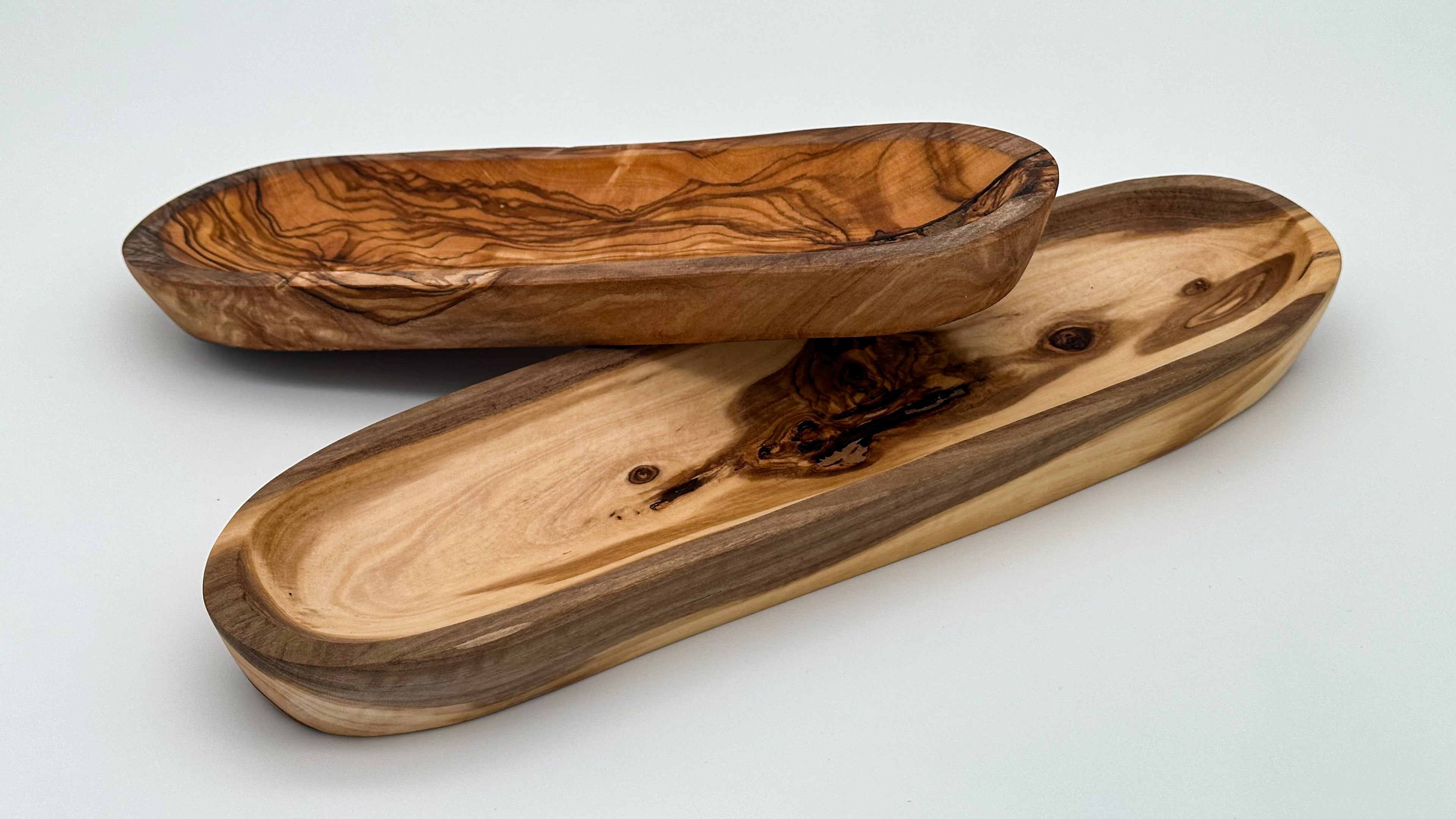 Olivenholz Schale / Baguetteschale