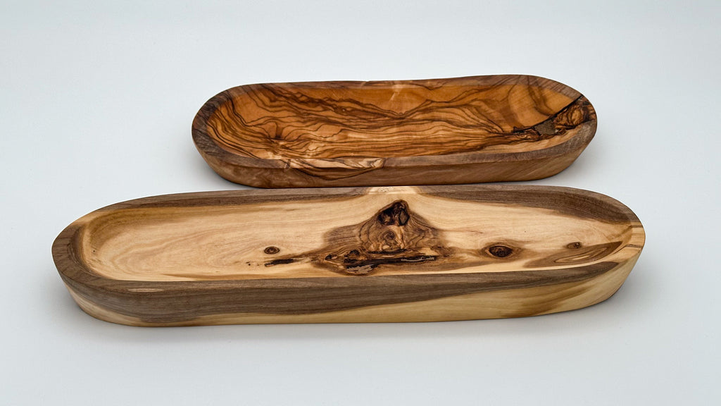 Olivenholz Schale / Baguetteschale