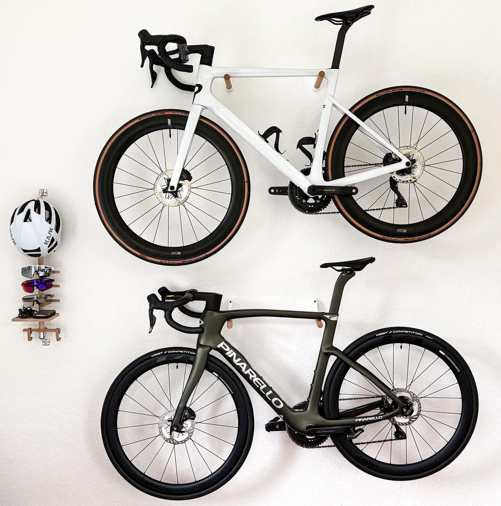 Rennrad Wandhalterung aus Holz & PLA