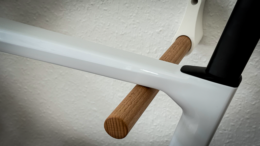 Rennrad Wandhalterung aus Holz & PLA