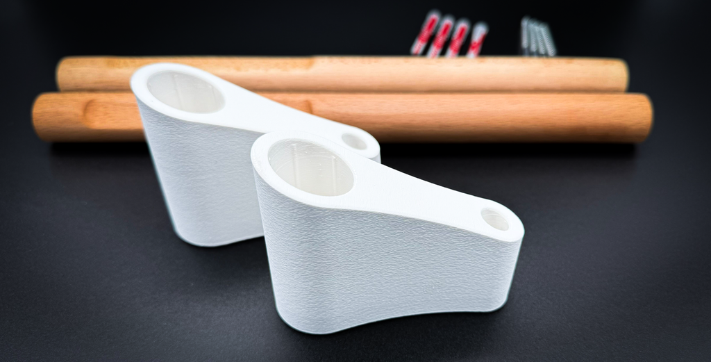 Rennrad Wandhalterung aus Holz & PLA